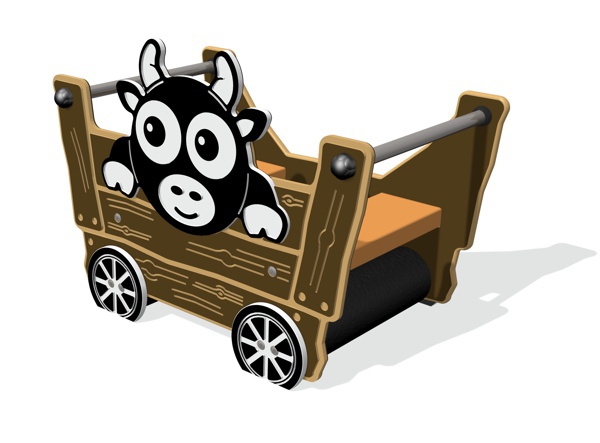 Tractor Trailer with Cow